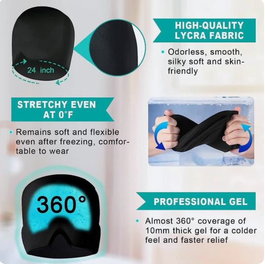 Vysion Migraine Relief Gel Headache Cap